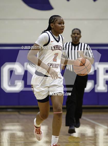 Thumbnail 1 in Cypress Springs vs. Tomball Memorial (UIL Basketball 6A D2 Region 2 Bi-District) photogallery.