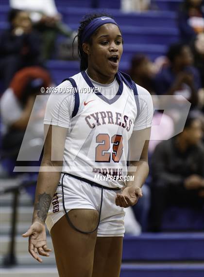 Thumbnail 3 in Cypress Springs vs. Tomball Memorial (UIL Basketball 6A D2 Region 2 Bi-District) photogallery.