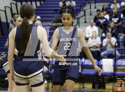 Thumbnail 3 in Cypress Springs vs. Tomball Memorial (UIL Basketball 6A D2 Region 2 Bi-District) photogallery.