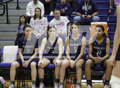 Thumbnail 1 in Cypress Springs vs. Tomball Memorial (UIL Basketball 6A D2 Region 2 Bi-District) photogallery.