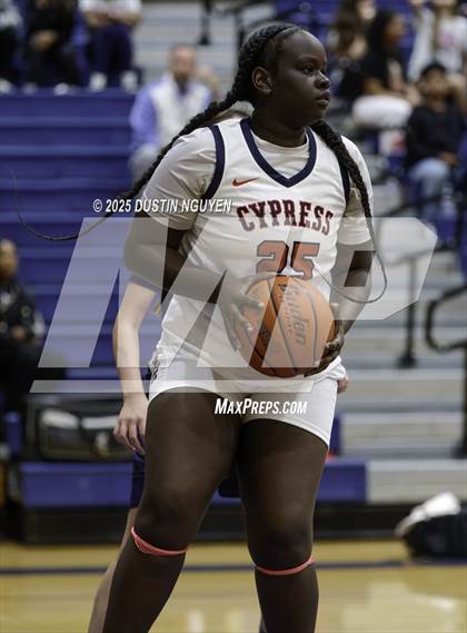 Thumbnail 3 in Cypress Springs vs. Tomball Memorial (UIL Basketball 6A D2 Region 2 Bi-District) photogallery.