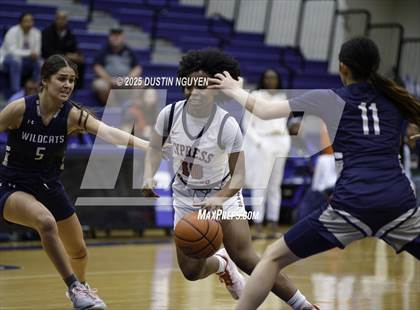 Thumbnail 2 in Cypress Springs vs. Tomball Memorial (UIL Basketball 6A D2 Region 2 Bi-District) photogallery.