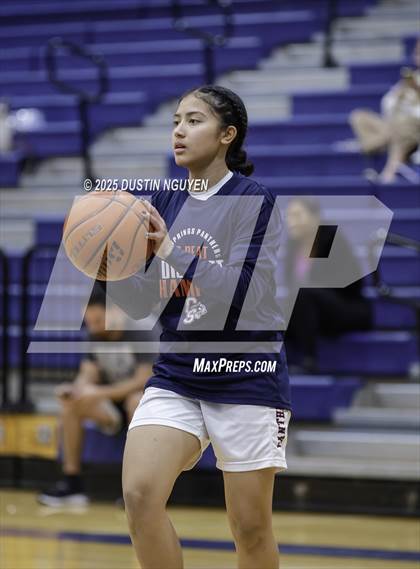 Thumbnail 1 in Cypress Springs vs. Tomball Memorial (UIL Basketball 6A D2 Region 2 Bi-District) photogallery.