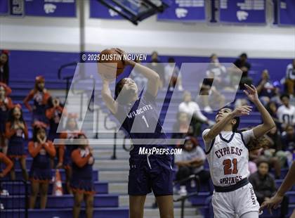 Thumbnail 2 in Cypress Springs vs. Tomball Memorial (UIL Basketball 6A D2 Region 2 Bi-District) photogallery.