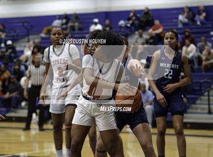 Thumbnail 2 in Cypress Springs vs. Tomball Memorial (UIL Basketball 6A D2 Region 2 Bi-District) photogallery.