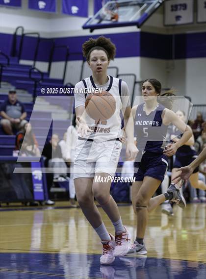 Thumbnail 3 in Cypress Springs vs. Tomball Memorial (UIL Basketball 6A D2 Region 2 Bi-District) photogallery.