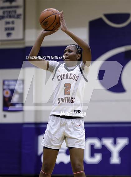 Thumbnail 3 in Cypress Springs vs. Tomball Memorial (UIL Basketball 6A D2 Region 2 Bi-District) photogallery.