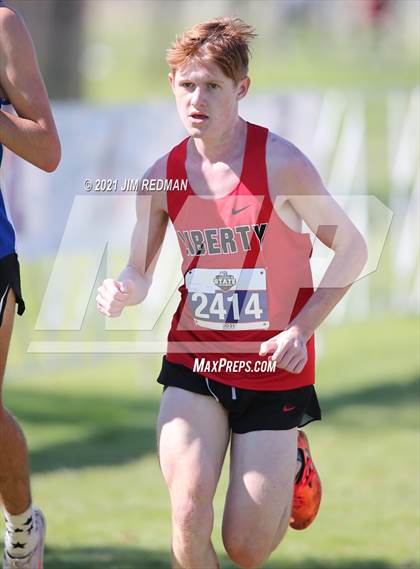 Thumbnail 2 in UIL Cross Country 5A Final (5K) photogallery.