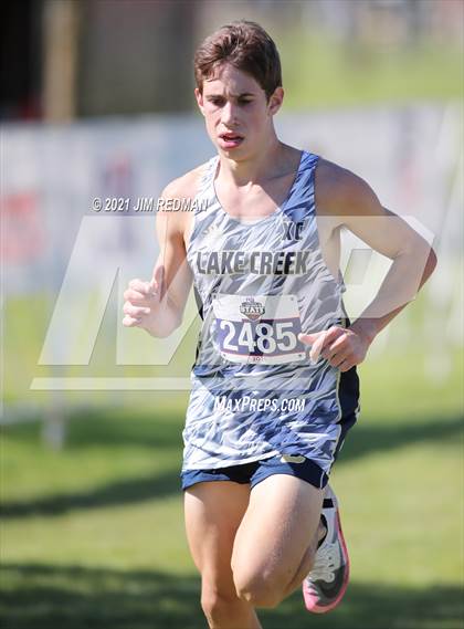 Thumbnail 3 in UIL Cross Country 5A Final (5K) photogallery.