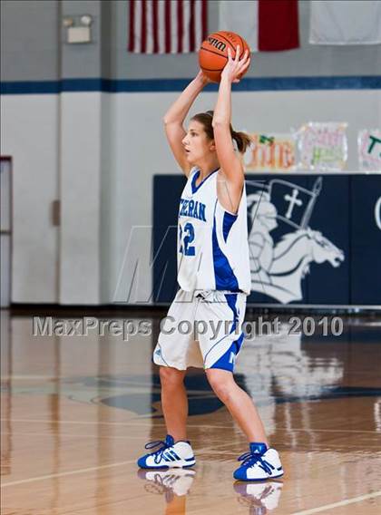 Thumbnail 3 in Fort Bend Baptist vs. Lutheran North (TAPPS District 4-4A Basketball Tournament) photogallery.