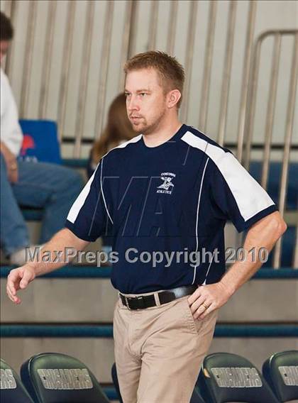 Thumbnail 2 in Fort Bend Baptist vs. Lutheran North (TAPPS District 4-4A Basketball Tournament) photogallery.