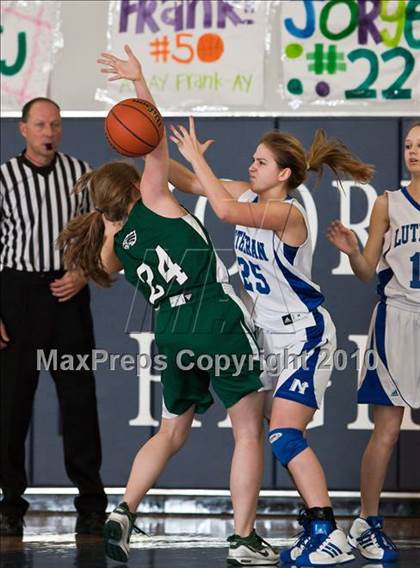 Thumbnail 1 in Fort Bend Baptist vs. Lutheran North (TAPPS District 4-4A Basketball Tournament) photogallery.