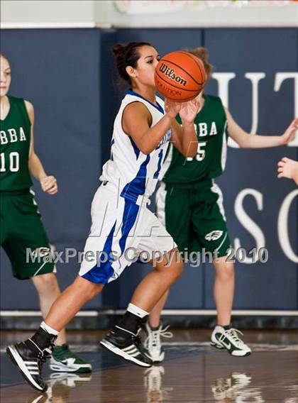 Thumbnail 2 in Fort Bend Baptist vs. Lutheran North (TAPPS District 4-4A Basketball Tournament) photogallery.