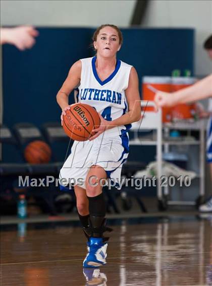 Thumbnail 3 in Fort Bend Baptist vs. Lutheran North (TAPPS District 4-4A Basketball Tournament) photogallery.