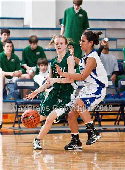 Thumbnail 2 in Fort Bend Baptist vs. Lutheran North (TAPPS District 4-4A Basketball Tournament) photogallery.