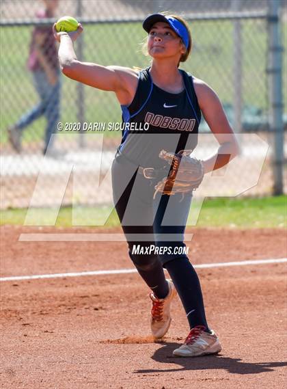 Thumbnail 2 in Apache Junction vs. Dobson (Westwood-Dobson Softball Invitational) photogallery.