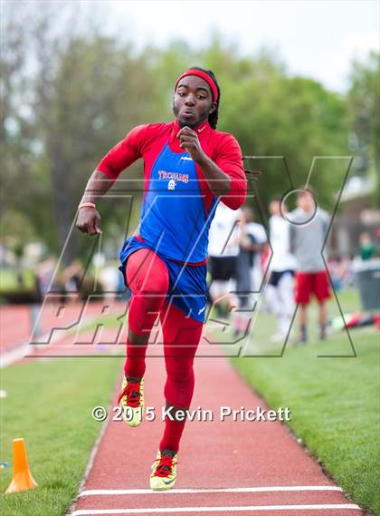 Thumbnail 1 in CHSAA 5A State Championship Long Jump (Day 2) photogallery.