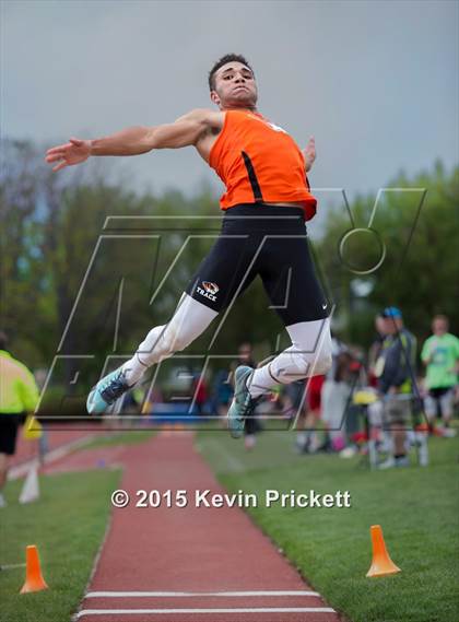 Thumbnail 1 in CHSAA 5A State Championship Long Jump (Day 2) photogallery.