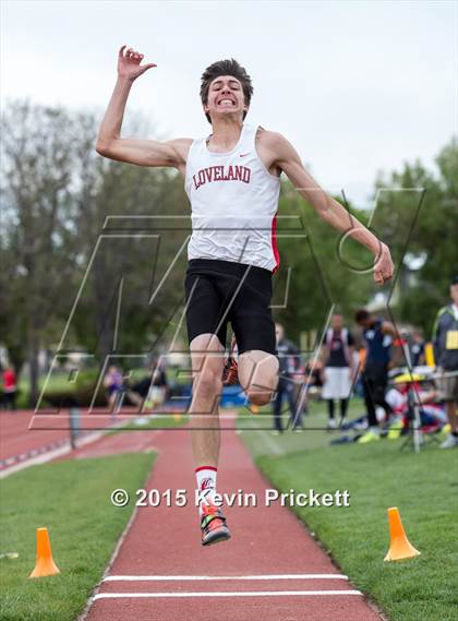 Thumbnail 1 in CHSAA 5A State Championship Long Jump (Day 2) photogallery.