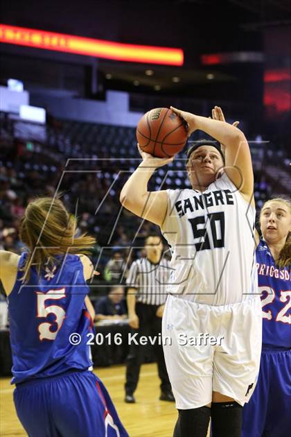 Thumbnail 2 in Sangre de Cristo vs. Briggsdale (CHSAA 1A Semifinal) photogallery.