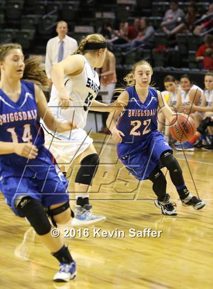 Thumbnail 2 in Sangre de Cristo vs. Briggsdale (CHSAA 1A Semifinal) photogallery.