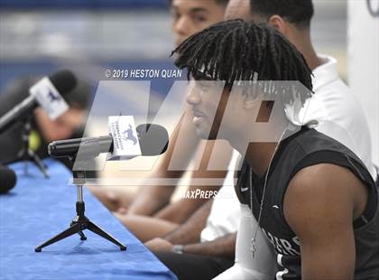 Thumbnail 2 in Sierra Canyon Basketball Media Day - Boys  photogallery.