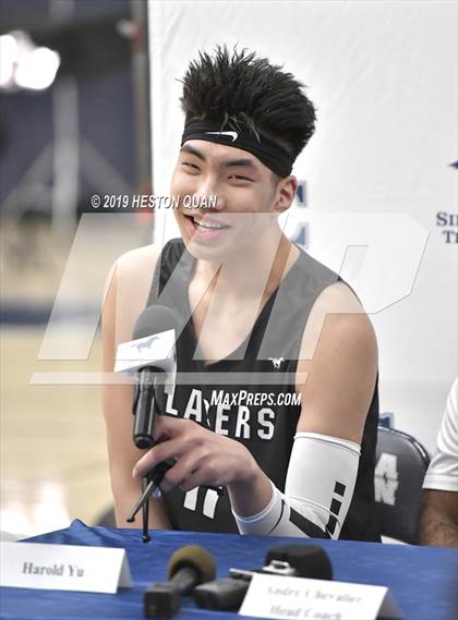 Thumbnail 1 in Sierra Canyon Basketball Media Day - Boys  photogallery.