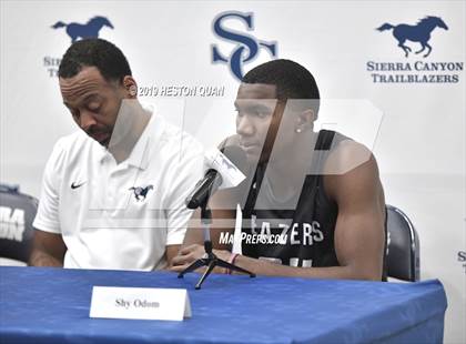 Thumbnail 3 in Sierra Canyon Basketball Media Day - Boys  photogallery.