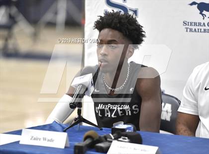 Thumbnail 3 in Sierra Canyon Basketball Media Day - Boys  photogallery.