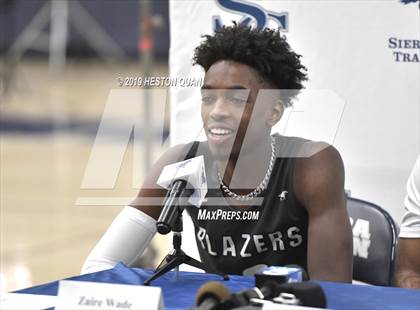 Thumbnail 1 in Sierra Canyon Basketball Media Day - Boys  photogallery.