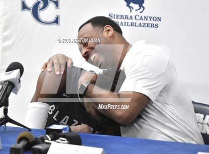Thumbnail 2 in Sierra Canyon Basketball Media Day - Boys  photogallery.