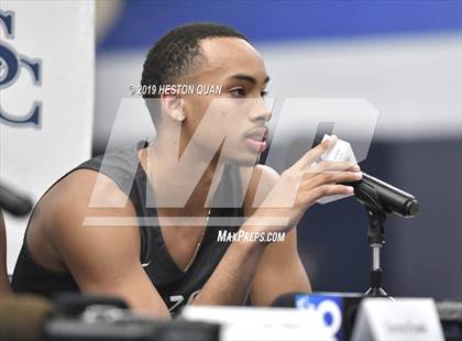 Thumbnail 3 in Sierra Canyon Basketball Media Day - Boys  photogallery.
