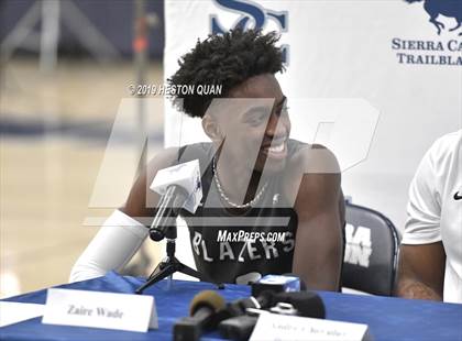 Thumbnail 2 in Sierra Canyon Basketball Media Day - Boys  photogallery.