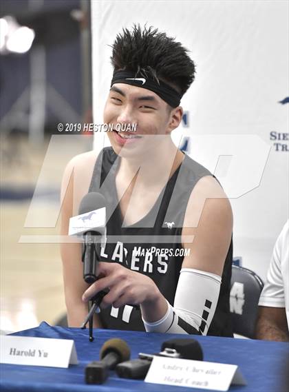 Thumbnail 2 in Sierra Canyon Basketball Media Day - Boys  photogallery.