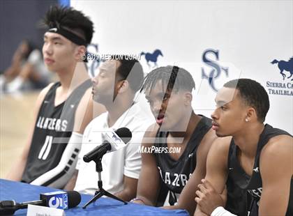 Thumbnail 2 in Sierra Canyon Basketball Media Day - Boys  photogallery.