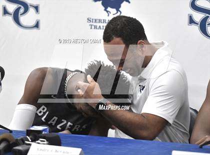 Thumbnail 1 in Sierra Canyon Basketball Media Day - Boys  photogallery.