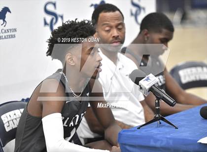 Thumbnail 1 in Sierra Canyon Basketball Media Day - Boys  photogallery.