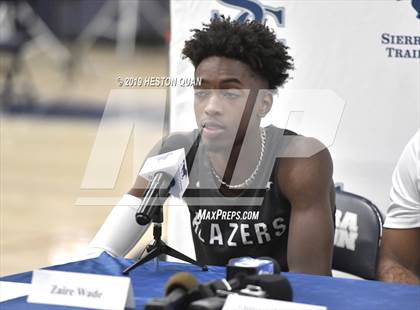 Thumbnail 3 in Sierra Canyon Basketball Media Day - Boys  photogallery.