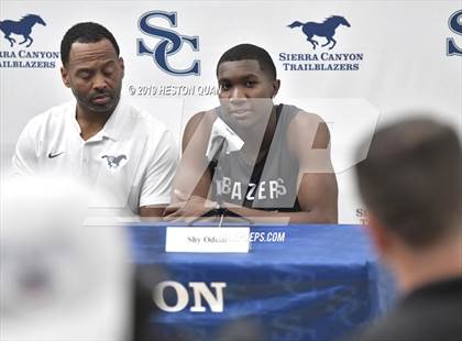 Thumbnail 1 in Sierra Canyon Basketball Media Day - Boys  photogallery.