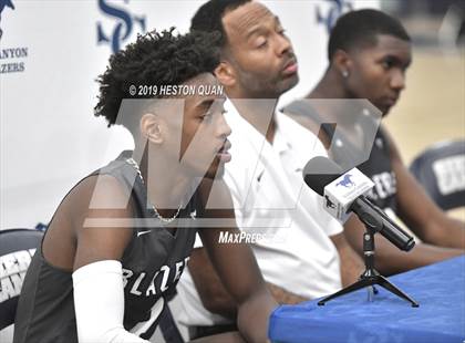 Thumbnail 3 in Sierra Canyon Basketball Media Day - Boys  photogallery.