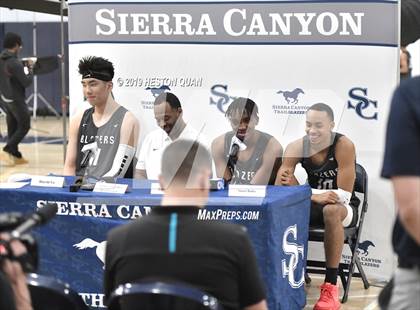 Thumbnail 1 in Sierra Canyon Basketball Media Day - Boys  photogallery.