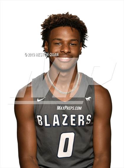 Thumbnail 2 in Sierra Canyon Basketball Media Day - Boys  photogallery.