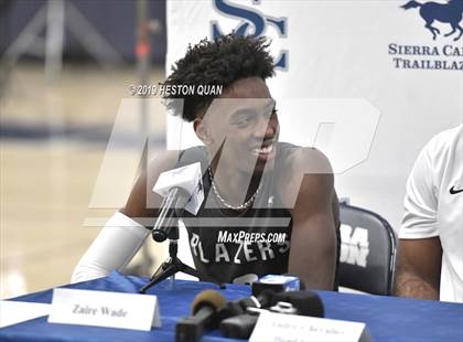 Thumbnail 1 in Sierra Canyon Basketball Media Day - Boys  photogallery.
