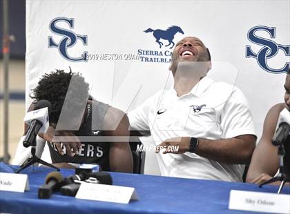 Thumbnail 2 in Sierra Canyon Basketball Media Day - Boys  photogallery.