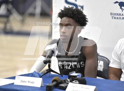 Thumbnail 2 in Sierra Canyon Basketball Media Day - Boys  photogallery.