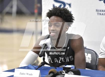 Thumbnail 1 in Sierra Canyon Basketball Media Day - Boys  photogallery.