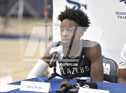 Thumbnail 2 in Sierra Canyon Basketball Media Day - Boys  photogallery.