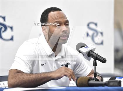 Thumbnail 1 in Sierra Canyon Basketball Media Day - Boys  photogallery.