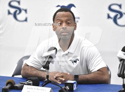 Thumbnail 1 in Sierra Canyon Basketball Media Day - Boys  photogallery.