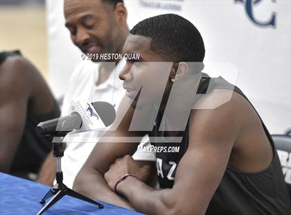 Thumbnail 3 in Sierra Canyon Basketball Media Day - Boys  photogallery.